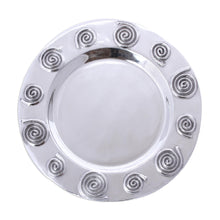 Load image into Gallery viewer, Aluminum platter - Helix | NOVICA
