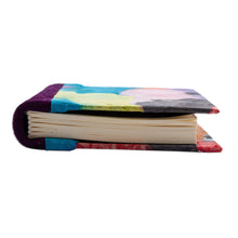 Load image into Gallery viewer, Colorful Amate Paper and Suede Small Journal - Color Ways | NOVICA
