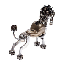 Load image into Gallery viewer, Eco Friendly Recycled Metal Poodle Sculpture - Rustic Poodle | NOVICA
