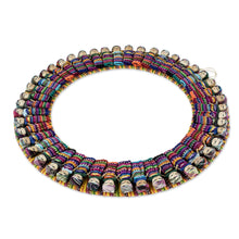 Load image into Gallery viewer, Colorful Worry Doll Wreath - Heritage in the Round | NOVICA
