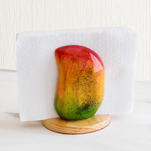 Load image into Gallery viewer, Mango Napkin Holder Crafted from Pine - Ripe Mango | NOVICA
