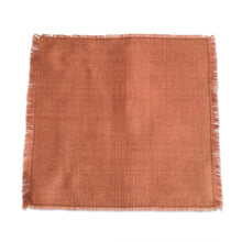 Load image into Gallery viewer, Handmade Cotton Table Linen Set (Set for 6) - Nutmeg Stripe | NOVICA
