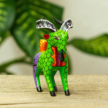 Load image into Gallery viewer, Handmade Alebrije Goat Figurine - Bold Goat | NOVICA
