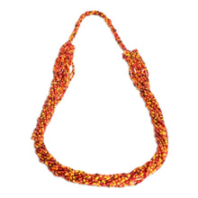 Load image into Gallery viewer, Handmade Long Bead Necklace - Rich Harvest | NOVICA
