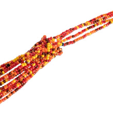 Load image into Gallery viewer, Handmade Long Bead Necklace - Rich Harvest | NOVICA

