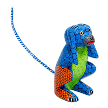 Load image into Gallery viewer, Copal Wood Alebrije Carving of Multicolored Monkey - Surprised Monkey | NOVICA
