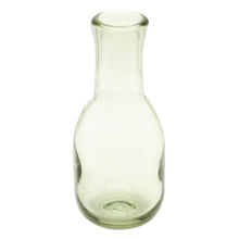 Load image into Gallery viewer, 2-Piece Set of Recycled Glass Handblown Carafe and Glass - Cheers | NOVICA
