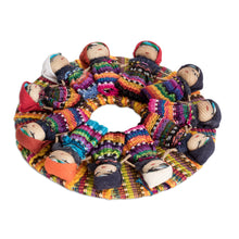 Load image into Gallery viewer, Handmade Guatemalan Quitapena Circular Cotton Magnet - Joyfully United | NOVICA
