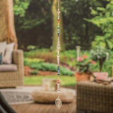 Load image into Gallery viewer, Rainbow Crystal and Glass Beaded Suncatcher from Guatemala - Rainbow Whispers | NOVICA
