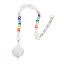 Load image into Gallery viewer, Rainbow Crystal and Glass Beaded Suncatcher from Guatemala - Rainbow Whispers | NOVICA
