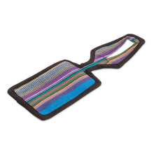 Load image into Gallery viewer, Multicolored Cotton Luggage Tag Handmade in Guatemala - Traveling Love | NOVICA
