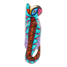 Load image into Gallery viewer, Iris Copal Wood Alebrije Otter Figurine Painted by Hand - The Water Spirit in Iris | NOVICA
