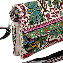 Load image into Gallery viewer, Hand-Embroidered Versitile Handbag from Uzbekistan - Cool Patterns | NOVICA
