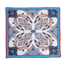 Load image into Gallery viewer, Handwoven 100% Silk Vine and Floral-Themed Handkerchief - Chic Patterns | NOVICA
