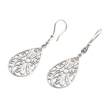Load image into Gallery viewer, Dragonfly Sterling Silver Earrings from Bali - Dragonfly Breeze | NOVICA
