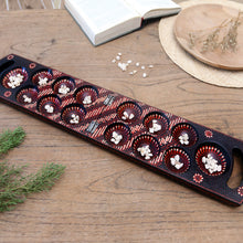 Load image into Gallery viewer, Hand-painted Wood Batik Mancala Game from Indonesia - A Passionate Leisure | NOVICA
