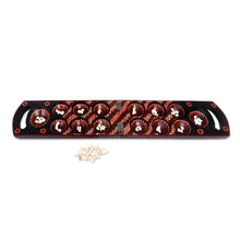 Load image into Gallery viewer, Hand-painted Wood Batik Mancala Game from Indonesia - A Passionate Leisure | NOVICA
