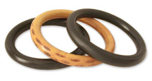 Load image into Gallery viewer, Natural Wood Bangle Bracelets (Set of 3) - Exotic Delhi | NOVICA
