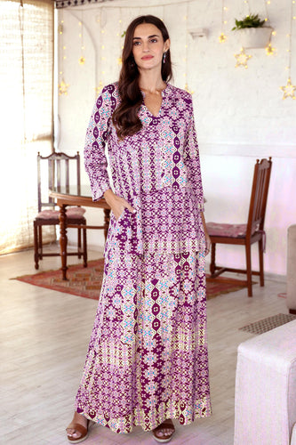 Meena Bazaar in Purple