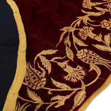 Load image into Gallery viewer, Embroidered Velvet Holiday Tree Skirt - Silent Nights
