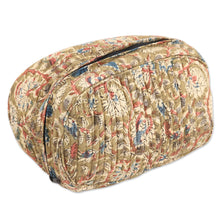 Load image into Gallery viewer, Block-Printed Cotton Travel Bag - Travel Ecstasy

