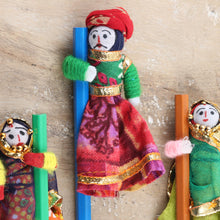 Load image into Gallery viewer, Artisan Crafted Indian-Themed Pencils - Set of 4 - Colorful Rajasthan
