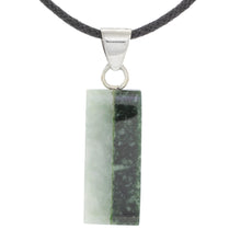 Load image into Gallery viewer, Artisan Crafted Cotton Cord Jade Pendant Necklace - Life | NOVICA
