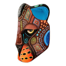 Load image into Gallery viewer, Costa Rican Balsa Wood Ceremonial Jaguar Mask - Boruca Jaguar | NOVICA
