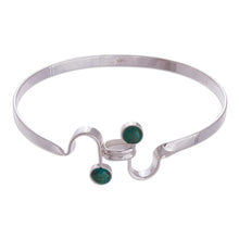 Load image into Gallery viewer, Chrysocolla Bangle Bracelet - Law of Attraction | NOVICA
