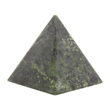 Load image into Gallery viewer, Nephrite Pyramid Gemstone Sculpture - Nature Mystique | NOVICA
