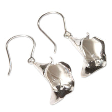 Load image into Gallery viewer, Handmade Fine 950 Silver Flower Earrings - Magnificent Calla | NOVICA
