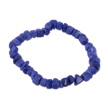 Load image into Gallery viewer, Sodalite stretch bracelet - Nature&#39;s Harmony | NOVICA
