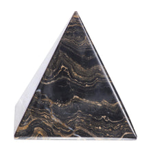 Load image into Gallery viewer, Natural Gemstone Pyramid Stromatolite Fossil Sculpture - Life&#39;s Essence | NOVICA
