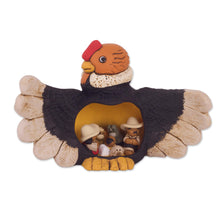 Load image into Gallery viewer, Condor Theme Andean Christmas Nativity Scene in Ceramic - Condor Christmas | NOVICA
