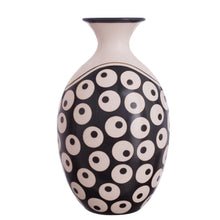 Load image into Gallery viewer, Circle Motif Chulucanas Ceramic Decorative Vase from Peru - Chulucanas Mysticism | NOVICA
