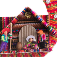 Load image into Gallery viewer, Fabric Nativity Scene Ornament Handcrafted in Peru - Happiness in the Andes | NOVICA
