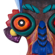 Load image into Gallery viewer, Colorful Ceramic Devil Mask from Peru - Age-Old Devil | NOVICA
