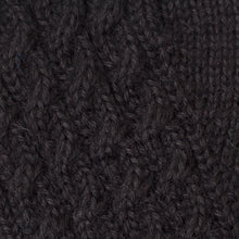 Load image into Gallery viewer, 100% Alpaca Knit Gloves in Black from Peru - Winter Delight in Black | NOVICA
