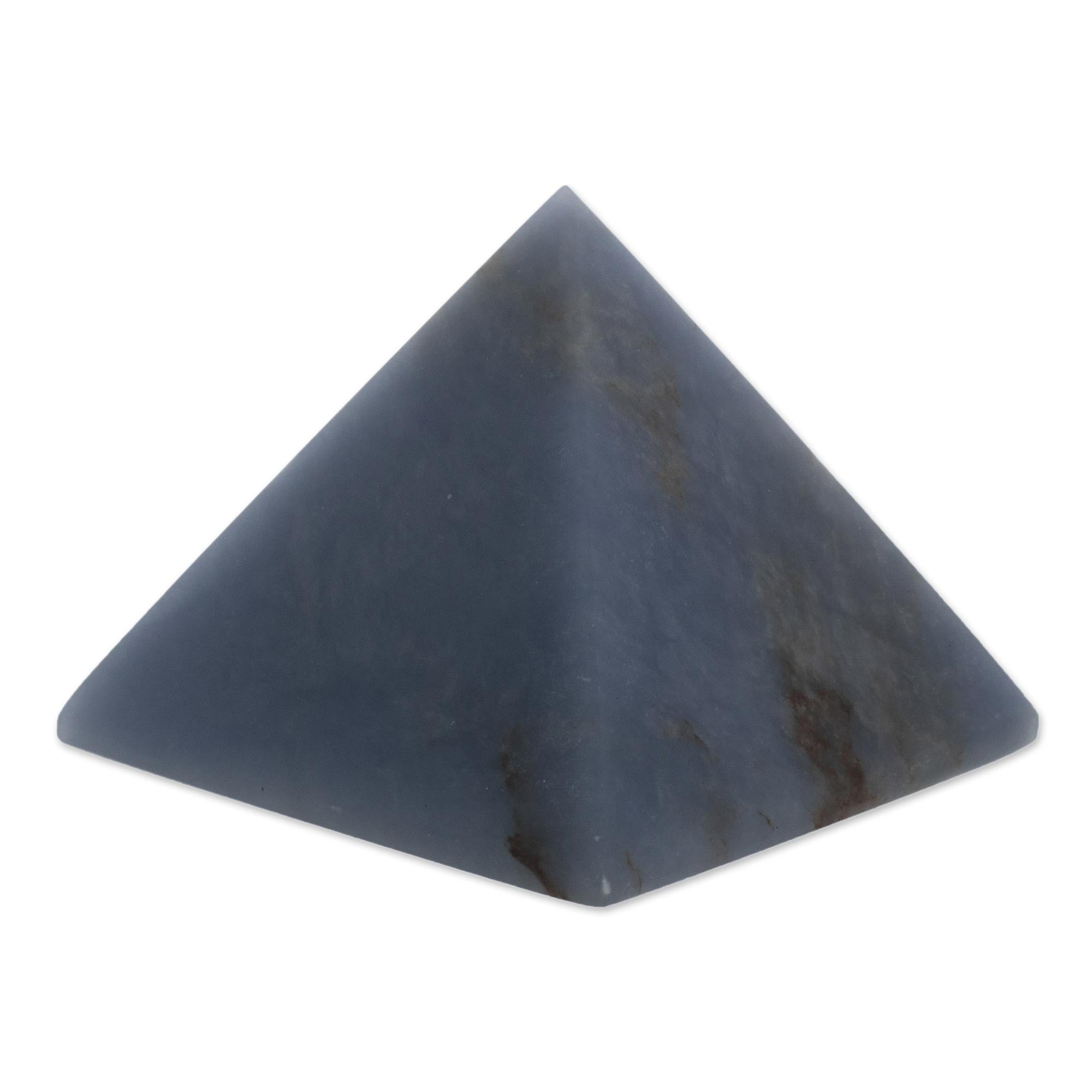 Angelite Pyramid UNDISCOVERED Artisan Box | Angelite Pyramid Sculptures (Set of 2) from ...