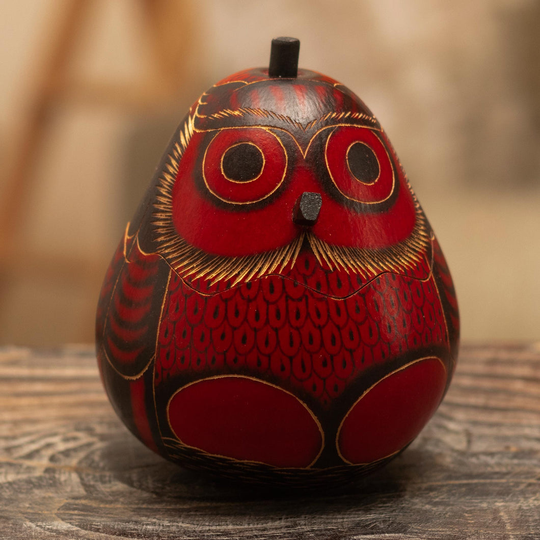 Paunchy Red Owl