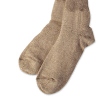 Load image into Gallery viewer, Ecru Baby Alpaca Blend Socks with Copper Fiber - Ecru Comfort | NOVICA
