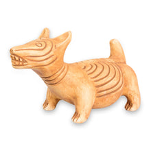 Load image into Gallery viewer, Handmade Signed Ceramic Museum Replica Statuette Mexico - Tan Aztec Guide Dog | NOVICA
