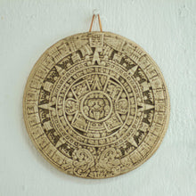 Load image into Gallery viewer, Small Beige Aztec Calendar

