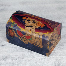 Load image into Gallery viewer, Day of the Dead Decorative Wood Box - Catrina My Love | NOVICA
