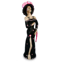 Load image into Gallery viewer, Ceramic sculpture - Orchid Catrina | NOVICA
