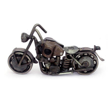 Load image into Gallery viewer, Handcrafted Rustic Sculpture of Recycled Auto Parts - Rustic Standard Motorbike | NOVICA
