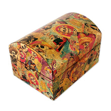 Load image into Gallery viewer, Day of the Dead Decorative Box - Happy Catrina | NOVICA
