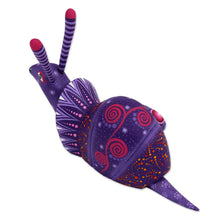 Load image into Gallery viewer, Handcrafted Mexican Folk Art Alebrije Sculpture - Oaxaca Snail | NOVICA
