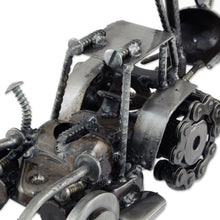 Load image into Gallery viewer, Unique Recycled Metal and Car Parts Sculpture Mexico - Rustic Bulldozer Digger | NOVICA
