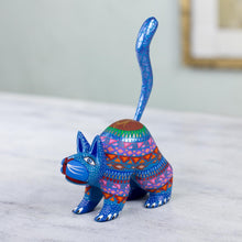 Load image into Gallery viewer, Blue Cat Greeting
